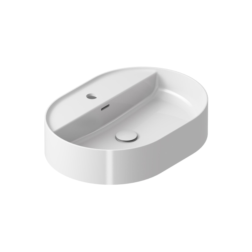 Ravak XJX01155003 - Lavabo da appoggio CERAMIC SLIM 55x40 cm ceramica/bianco