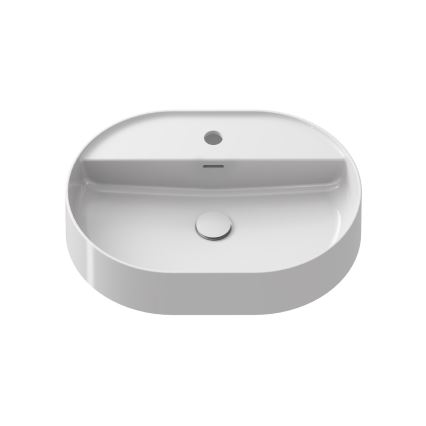 Ravak XJX01155003 - Lavabo da appoggio CERAMIC SLIM 55x40 cm ceramica/bianco