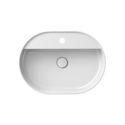 Ravak XJX01155003 - Lavabo da appoggio CERAMIC SLIM 55x40 cm ceramica/bianco