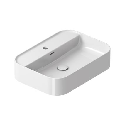 Ravak XJX01155005 - Lavabo da appoggio CERAMIC SLIM 55x40 cm ceramica/bianco