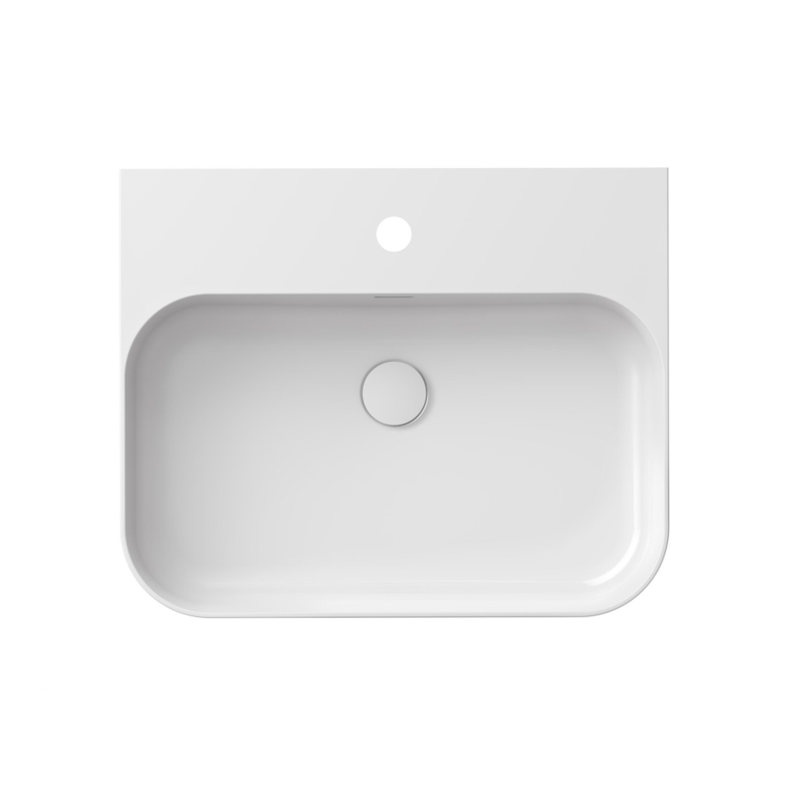 Ravak XJX01155006 - Lavabo da appoggio CERAMIC SLIM 55x45 cm ceramica/bianco