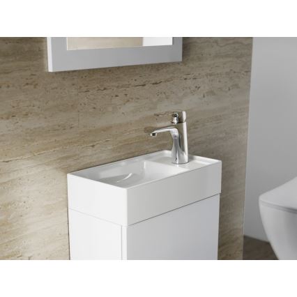 Ravak XJX01240000 - Lavabo da appoggio VEDA SLIM 40x22 cm ceramica/bianco