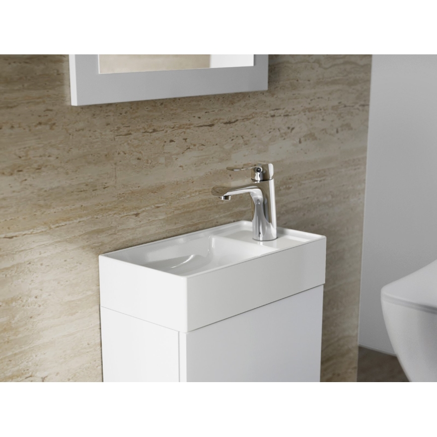 Ravak XJX01240000 - Lavabo da appoggio VEDA SLIM 40x22 cm ceramica/bianco