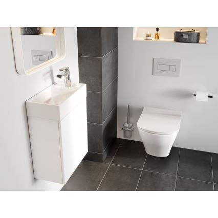 Ravak XJX01240000 - Lavabo da appoggio VEDA SLIM 40x22 cm ceramica/bianco