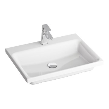 Ravak XJX01260001 - Lavabo da incasso COMFORT 60x46 cm ceramica/bianco