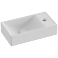 Ravak XJXP1240000 - Lavabo sospeso VEDA 40,8x22,2 cm ceramica/bianco