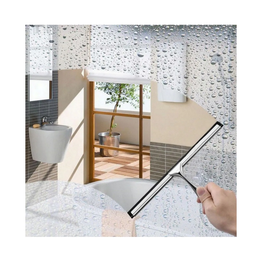 REA-70000 - Tergivetro con supporto, finitura cromo lucido