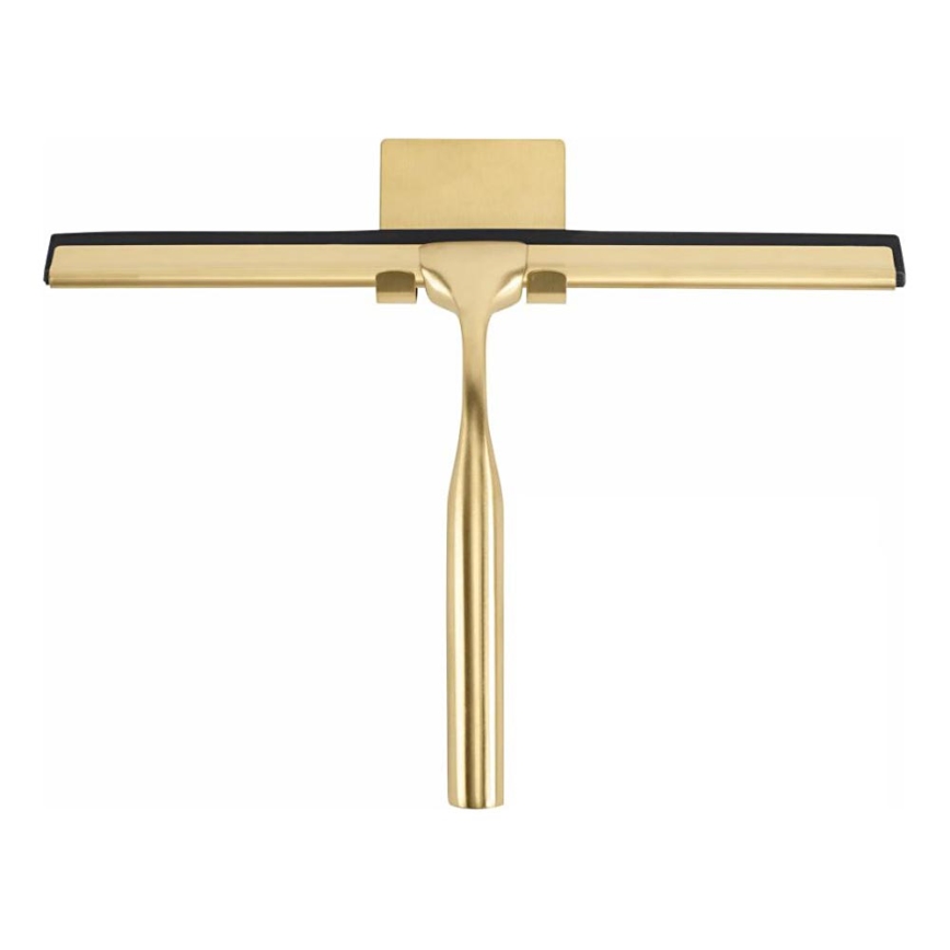 REA-72069 - Spatola per vetri con supporto, finitura oro spazzolata