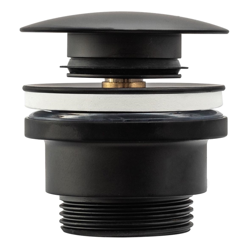 REA-A5216 - Scarico per lavabo CLICK-CLACK Ø 6,4 cm nero