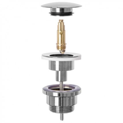 REA-A5217 - Piletta per lavabo CLICK-CLACK Ø 6,4 cm, cromo lucido