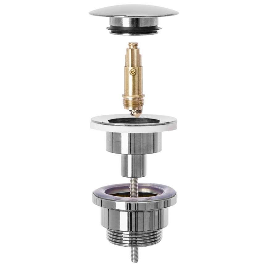REA-A5217 - Piletta per lavabo CLICK-CLACK Ø 6,4 cm, cromo lucido