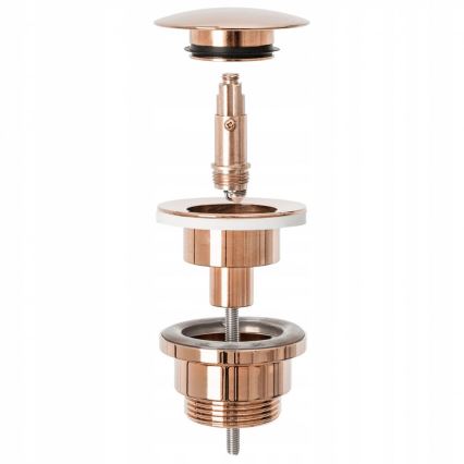 REA-A533A - Piletta per lavabo CLICK-CLACK Ø 6,4 cm oro rosa