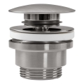 REA-A6000 - Scarico per lavabo CLICK-CLACK Ø 6,4 cm nichel spazzolato