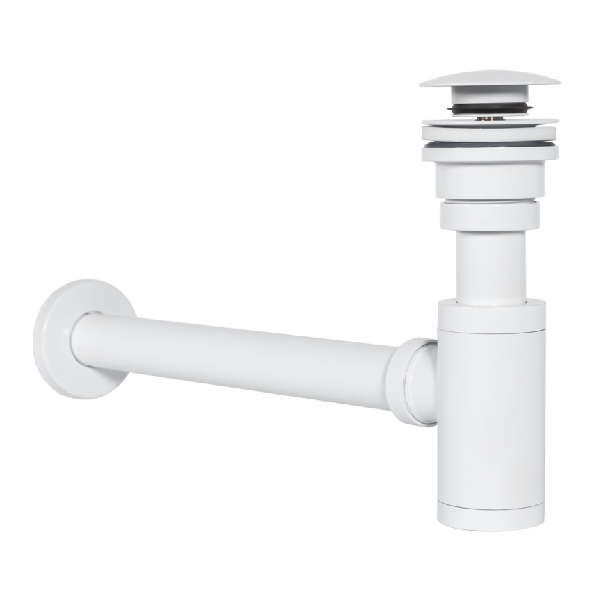 REA-A6952 - Sifone per lavabo con scarico CLICK-CLACK Ø 6,4 cm bianco