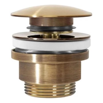 REA-A8110 - Piletta per lavabo CLICK-CLACK Ø 6,4 cm dorata