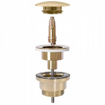 REA-A8585 - Scarico CLICK-CLACK per lavabo Ø 6,4 cm, oro spazzolato