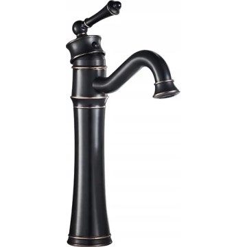REA-B0227 - Miscelatore per lavabo VINTAGE OLD 31 cm nero