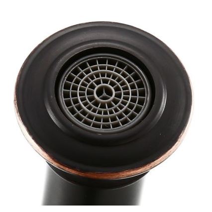 REA-B0227 - Miscelatore per lavabo VINTAGE OLD RETRO 31 cm nero