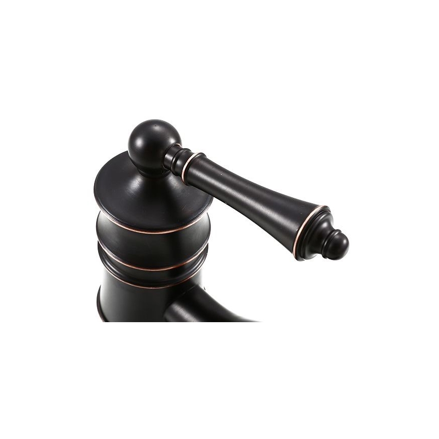 REA-B0227 - Miscelatore per lavabo VINTAGE OLD RETRO 31 cm nero