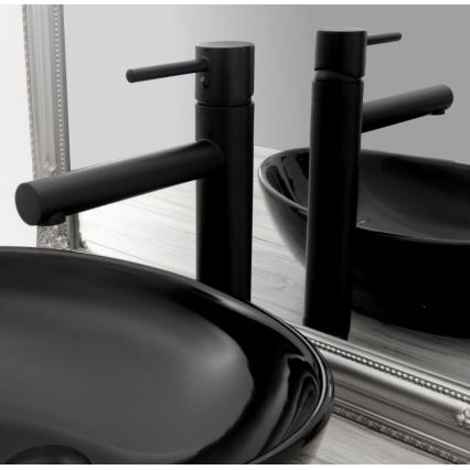 REA-B0229 - Miscelatore per lavabo TESS 31,5 cm nero