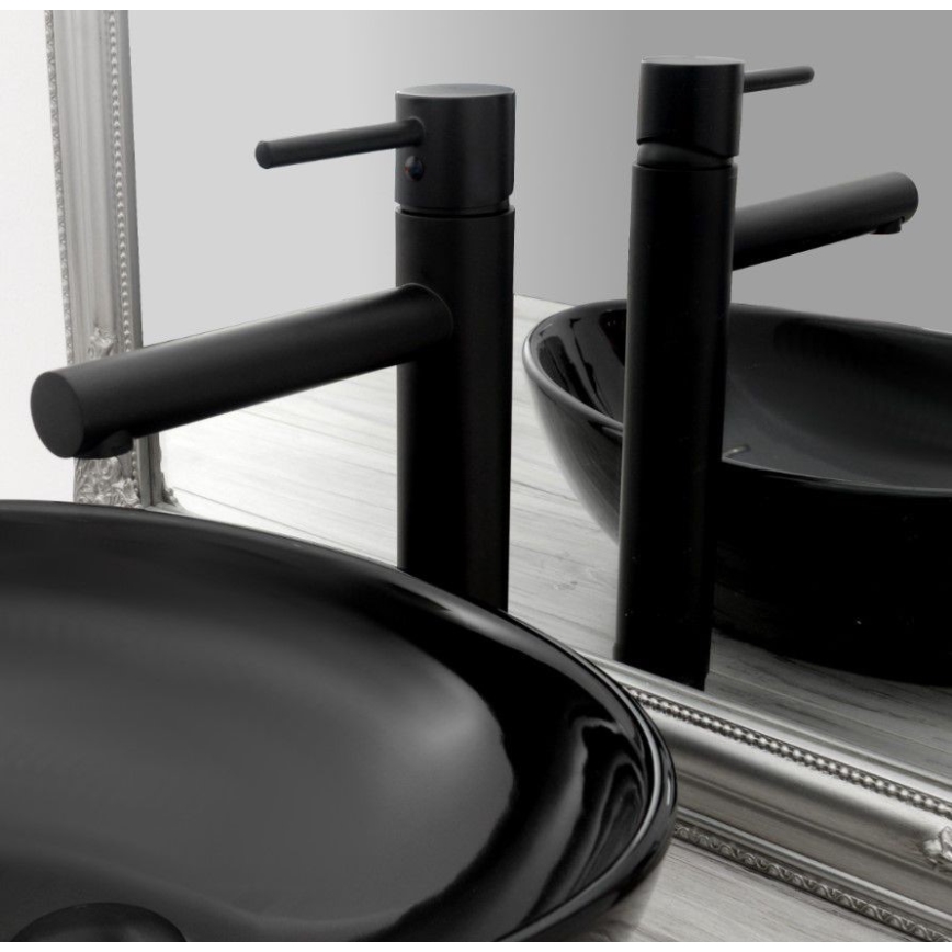 REA-B0229 - Miscelatore per lavabo TESS 31,5 cm nero