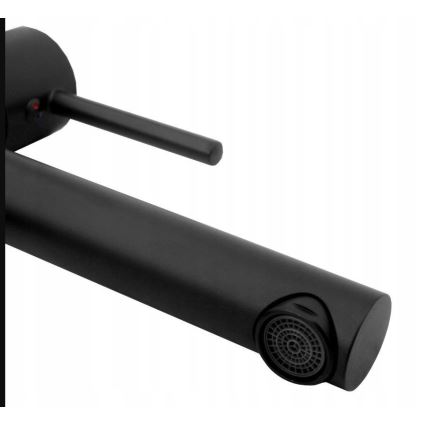 REA-B0229 - Miscelatore per lavabo TESS 31,5 cm nero