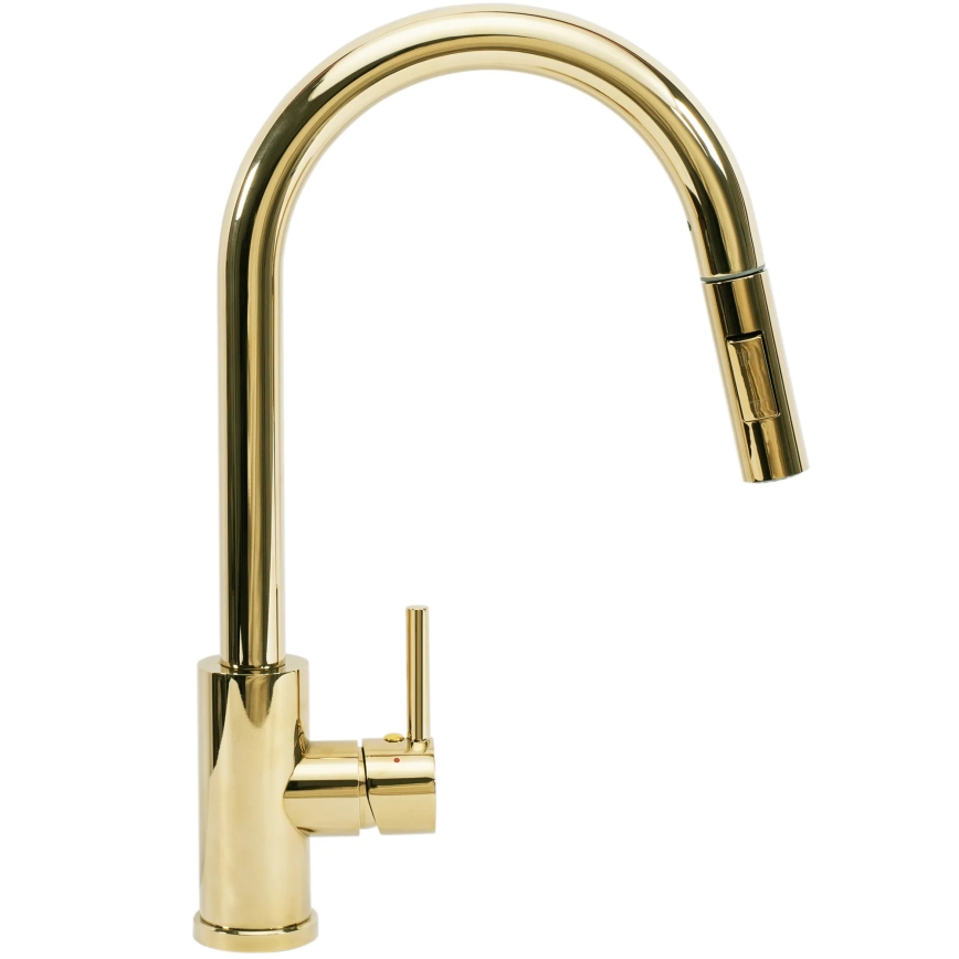 REA-B0669 - Miscelatore per lavello con doccetta estraibile FRESH 39,5 cm oro