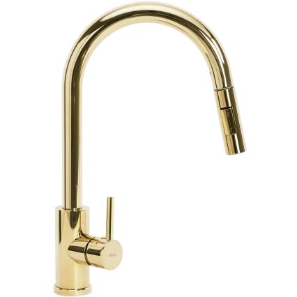REA-B0669 - Miscelatore per lavello con doccetta estraibile FRESH 39,5 cm oro