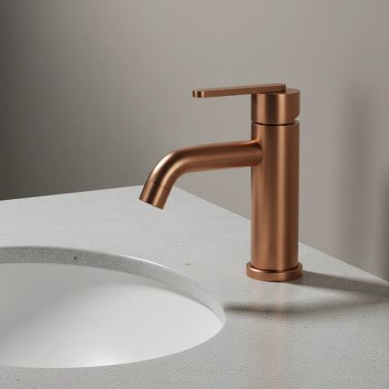 REA-B0970 - Miscelatore per lavabo ONTARIO 17,5 cm in rame spazzolato