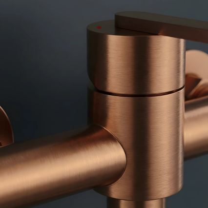 REA-B0974 - Set doccia con miscelatore ONTARIO, finitura in rame