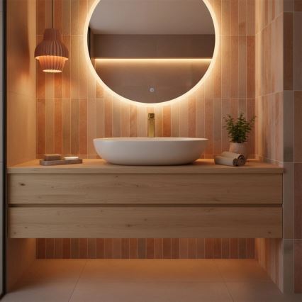 REA-B0977 - Miscelatore per lavabo ARLO 30 cm oro spazzolato