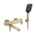 REA-B0979 - Set per vasca ARLO oro spazzolato