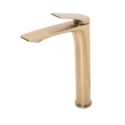 REA-B2705 - Miscelatore per lavabo AVALON 30 cm oro spazzolato