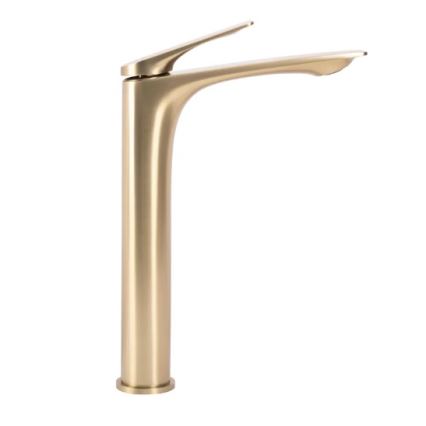 REA-B2705 - Miscelatore per lavabo AVALON 30 cm oro spazzolato