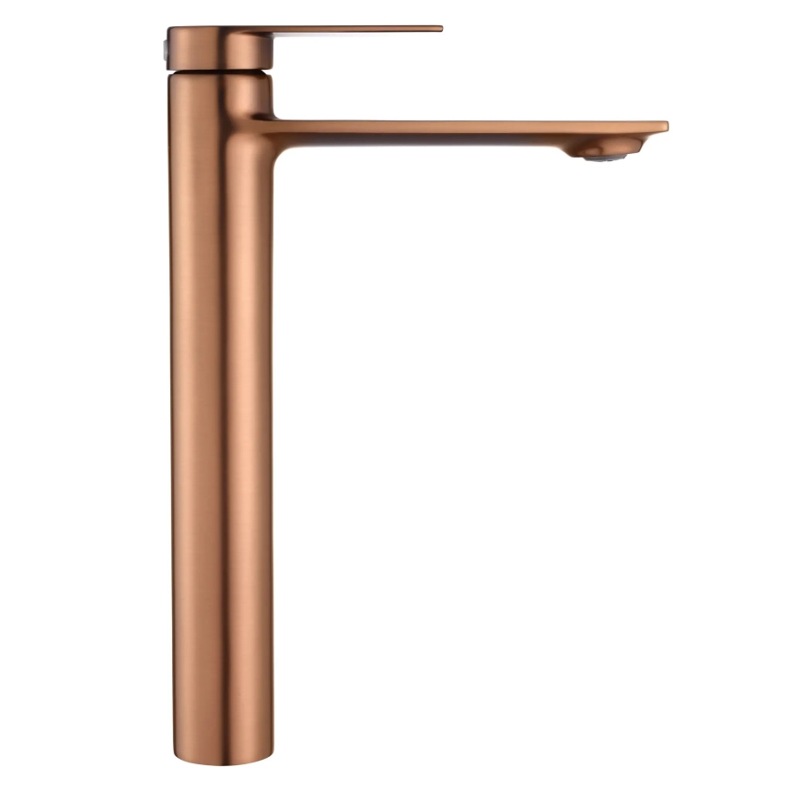 REA-B3002 - Miscelatore per lavabo STORM 29,5 cm, finitura in rame spazzolato