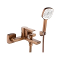 REA-B3007 - Set per vasca ARGUS in rame spazzolato