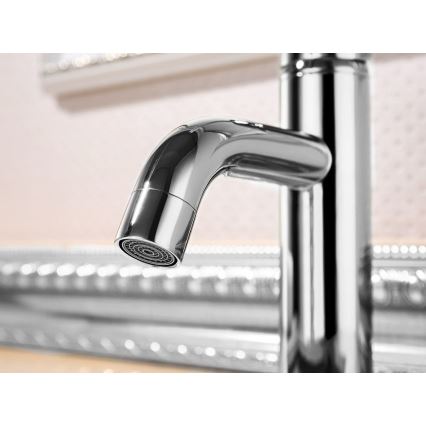REA-B4101 - Miscelatore per lavabo LUNGO 16,5 cm cromo lucido
