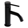 REA-B4102 - Miscelatore per lavabo LUNGO 16,5 cm nero