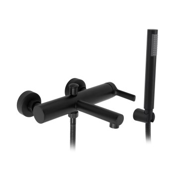 REA-B4523 - Set per vasca PIXEL nero opaco