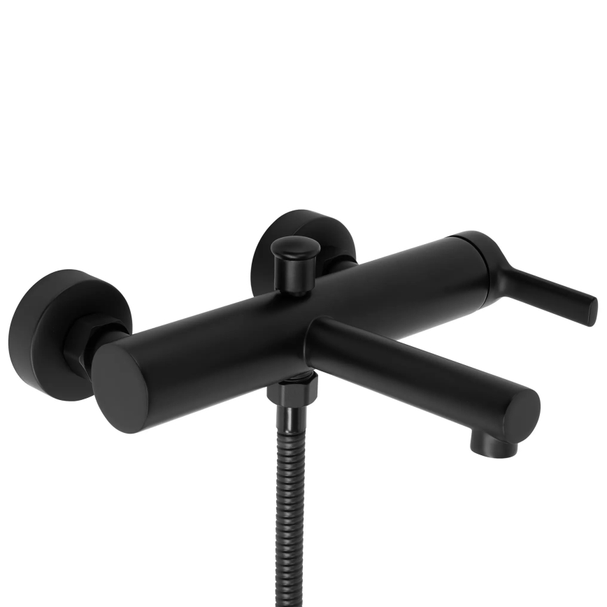 REA-B4523 - Set per vasca PIXEL nero opaco