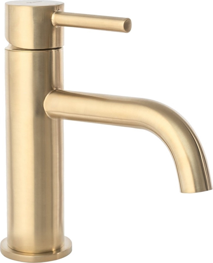 REA-B4527 - Miscelatore per lavabo LUNGO 16,5 cm, oro spazzolato