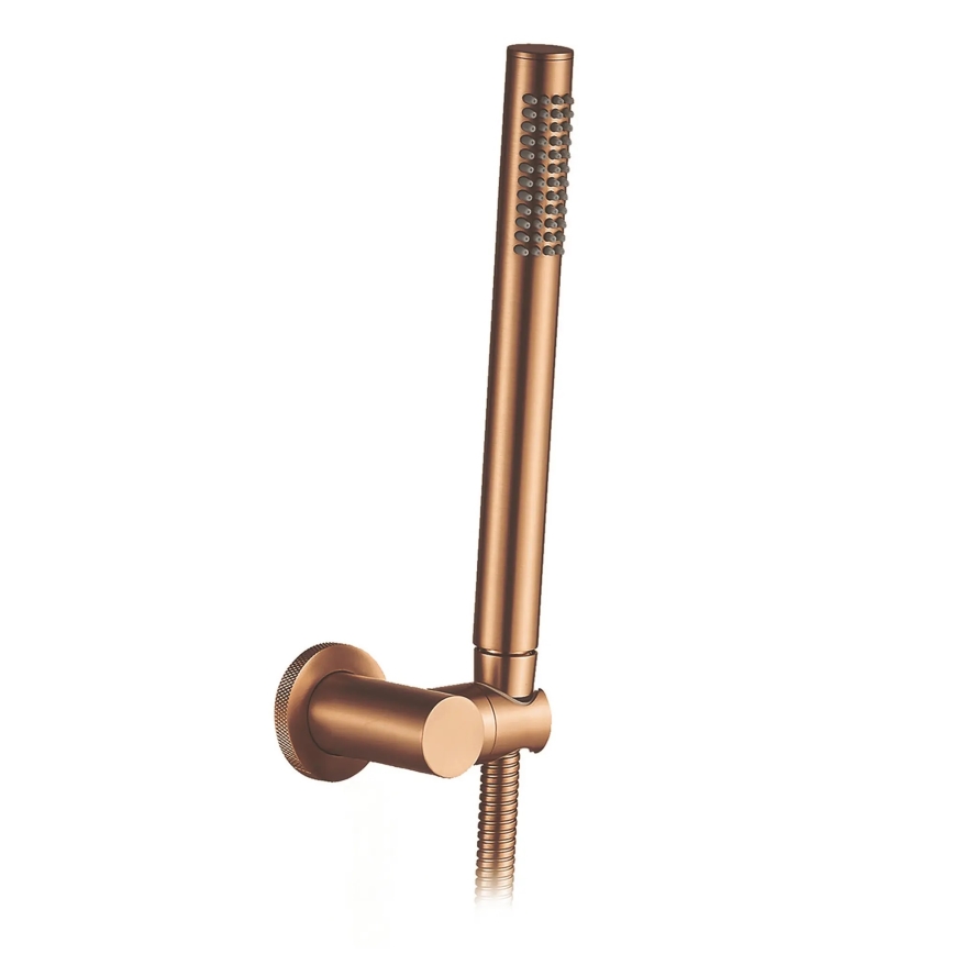 REA-B4567 - Set per vasca da bagno LUNGO in rame spazzolato