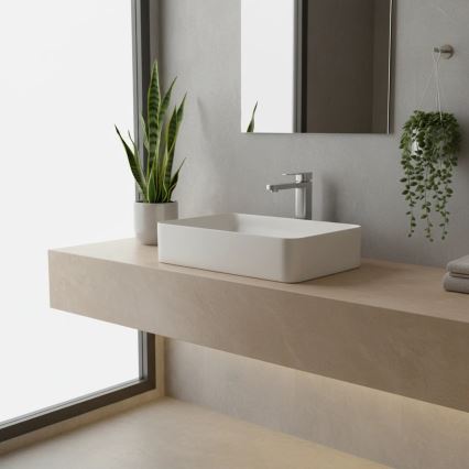 REA-B4588 - Miscelatore per lavabo ARLO 30 cm nichel