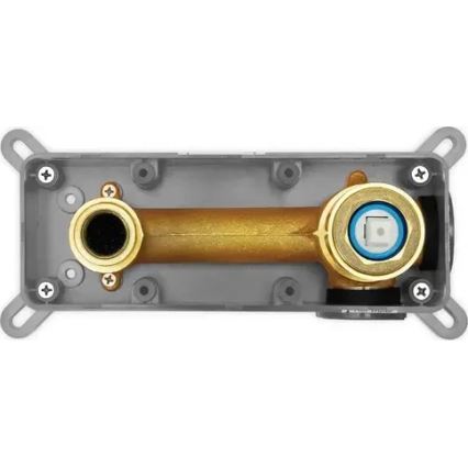 REA-B4600 - Miscelatore da lavabo per installazione ad incasso LUNGO, finitura rame spazzolato