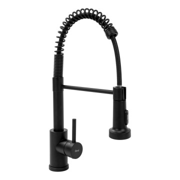 REA-B4820 - Miscelatore da cucina con doccetta estraibile COLIN 42,5 cm nero