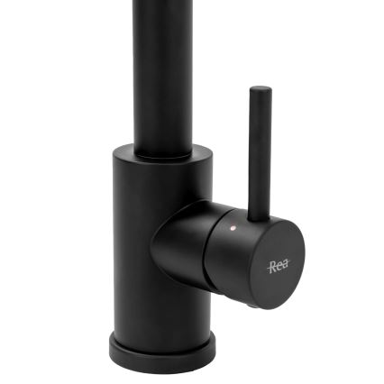REA-B4820 - Miscelatore da cucina con doccetta estraibile COLIN 42,5 cm nero
