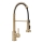 REA-B4821 - Miscelatore per lavello con doccetta estraibile COLIN 42,5 cm, finitura oro spazzolato