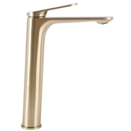 REA-B4895 - Miscelatore per lavabo MARCO 27,5 cm oro spazzolato