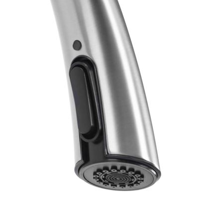 REA-B5314 - Miscelatore per lavello con doccetta estraibile ROSS 43 cm, finitura nichel