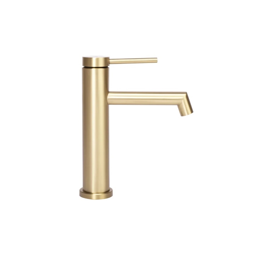 REA-B5316 - Miscelatore per lavabo FOSS 20,5 cm, oro spazzolato